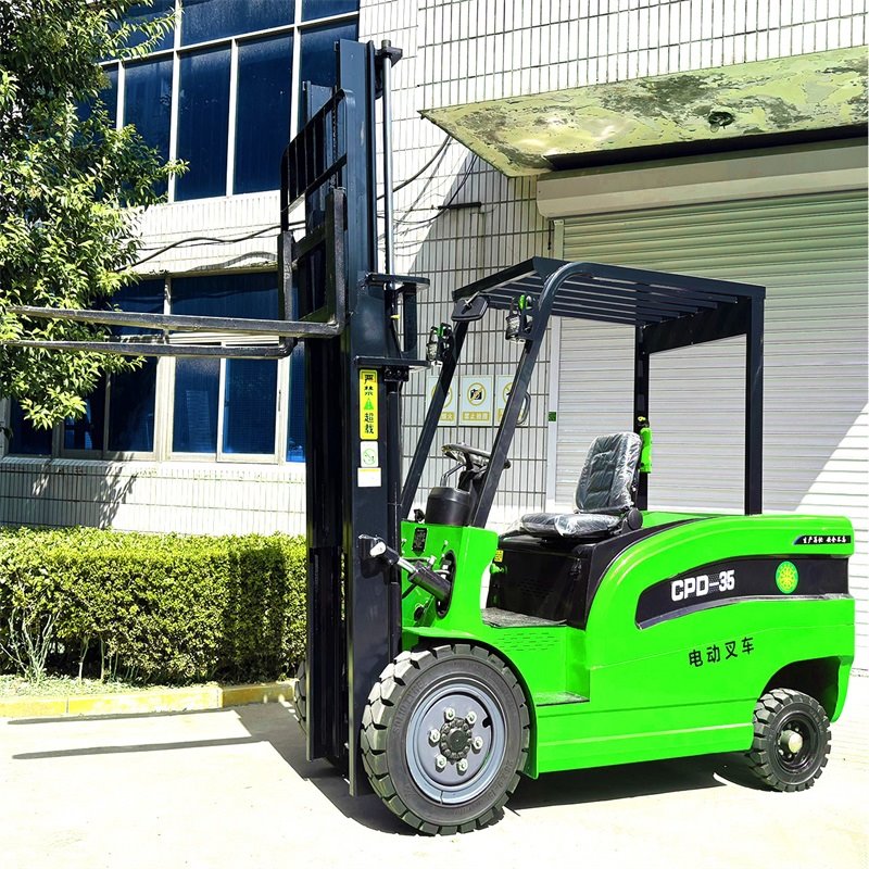 Forklift Leictreach le Taobhshift